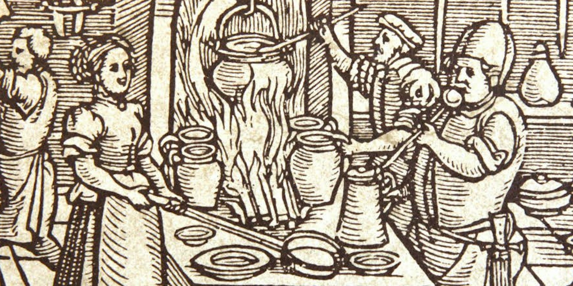 – Rezepte aus dem Mittelalter kochten die Gäste von Nicole Krämer (Repro: Mischka)