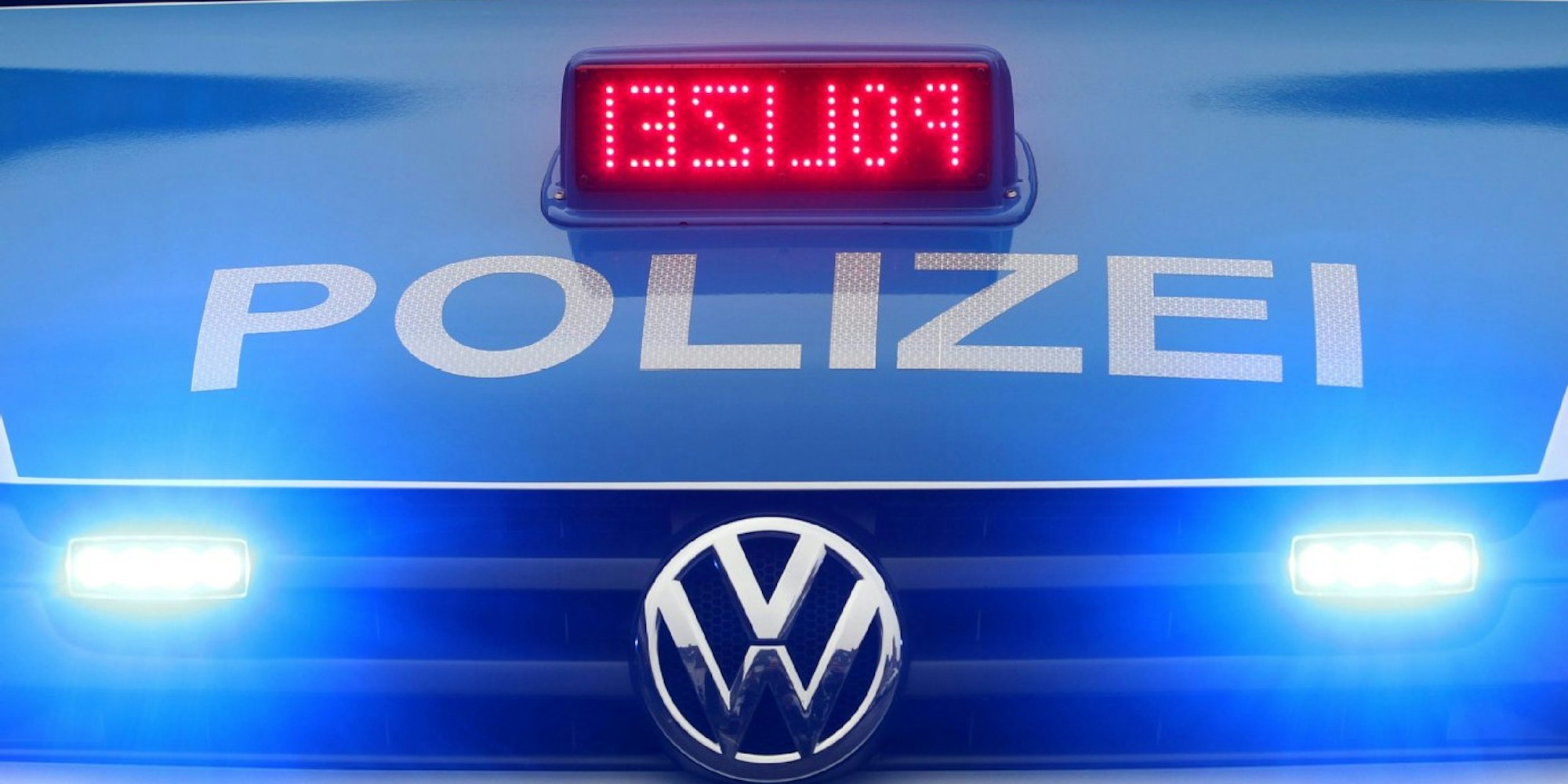 Ein Polizeiwagen (Symbolbild).
