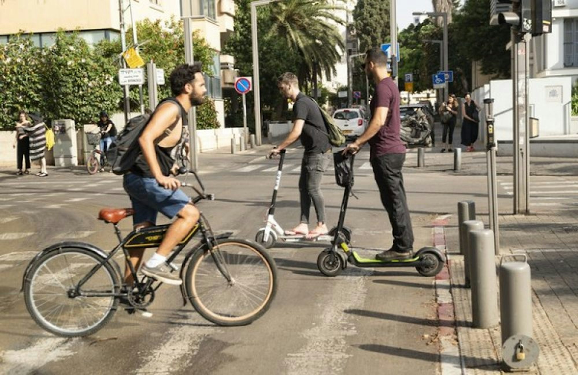 In Tel Aviv wurden die E-Roller ohne jede Regel zugelassen.