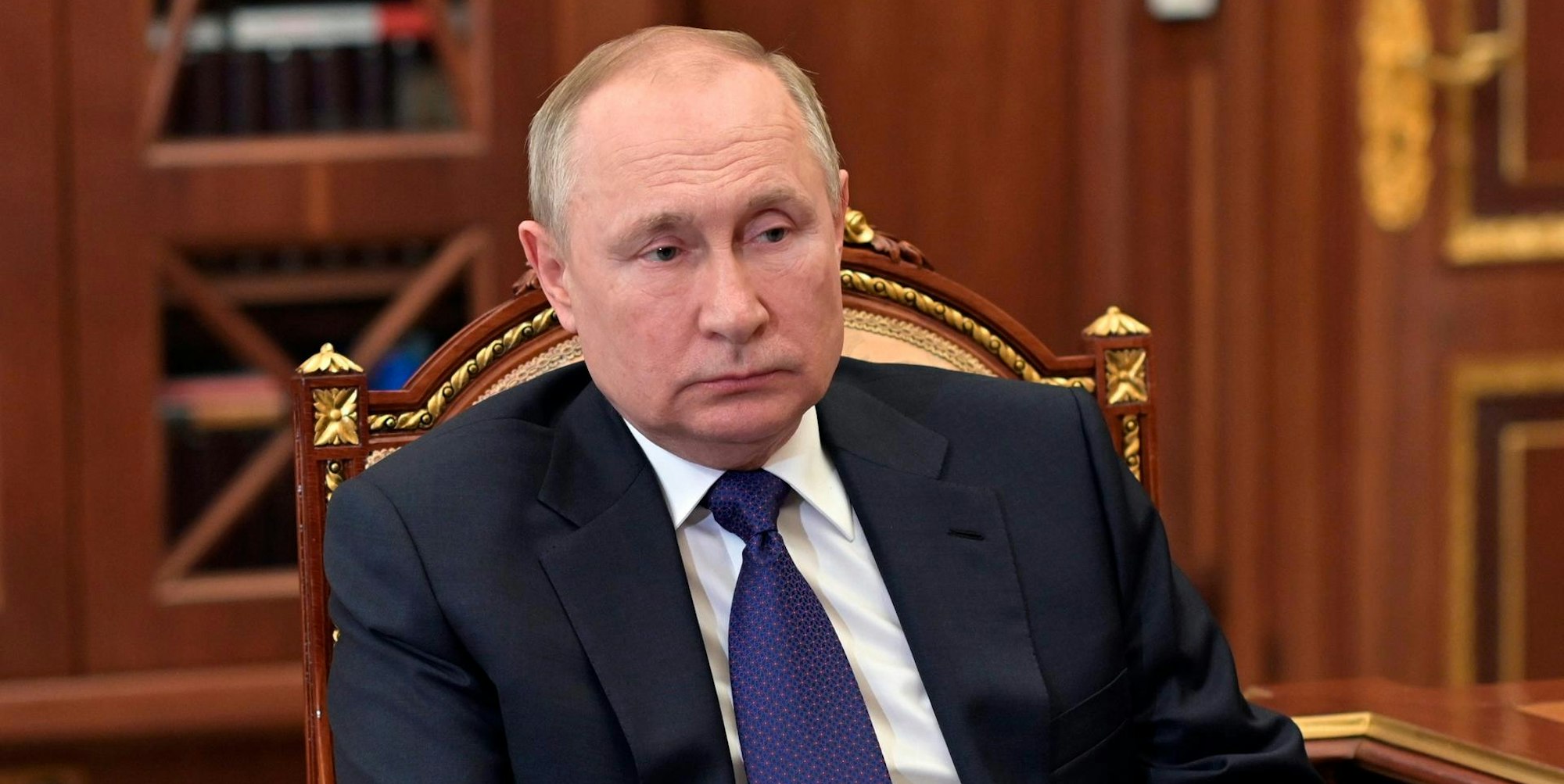 Putin Mad Man in Moskau