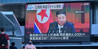 Kim Jong Japan TV afp neu