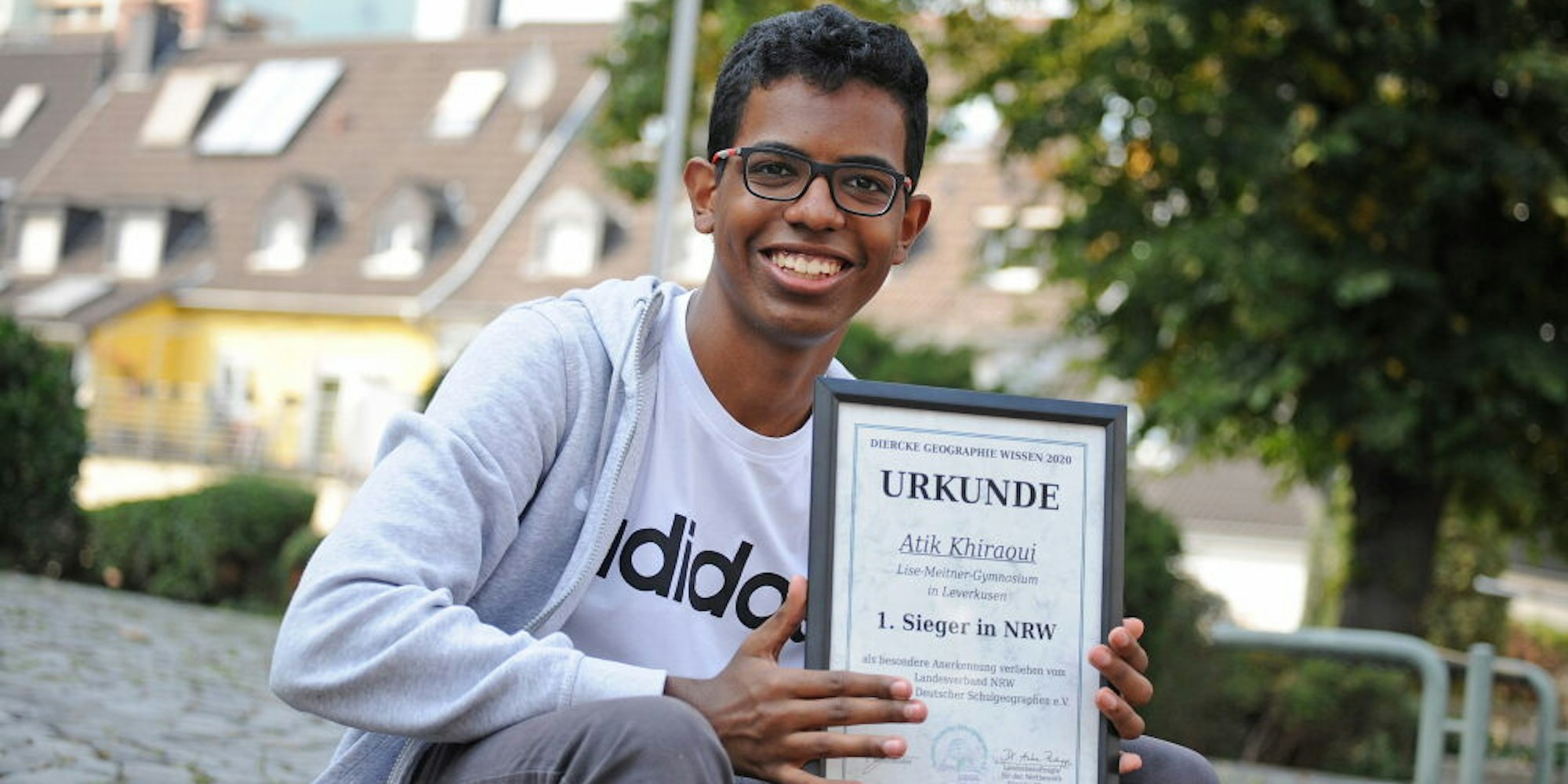 Atik Khiraoui ist Landessieger im Geographie-Wettbewerb Diercke Wissen.