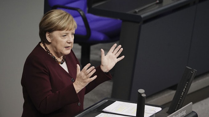 Angela Merkel über den Lockdown