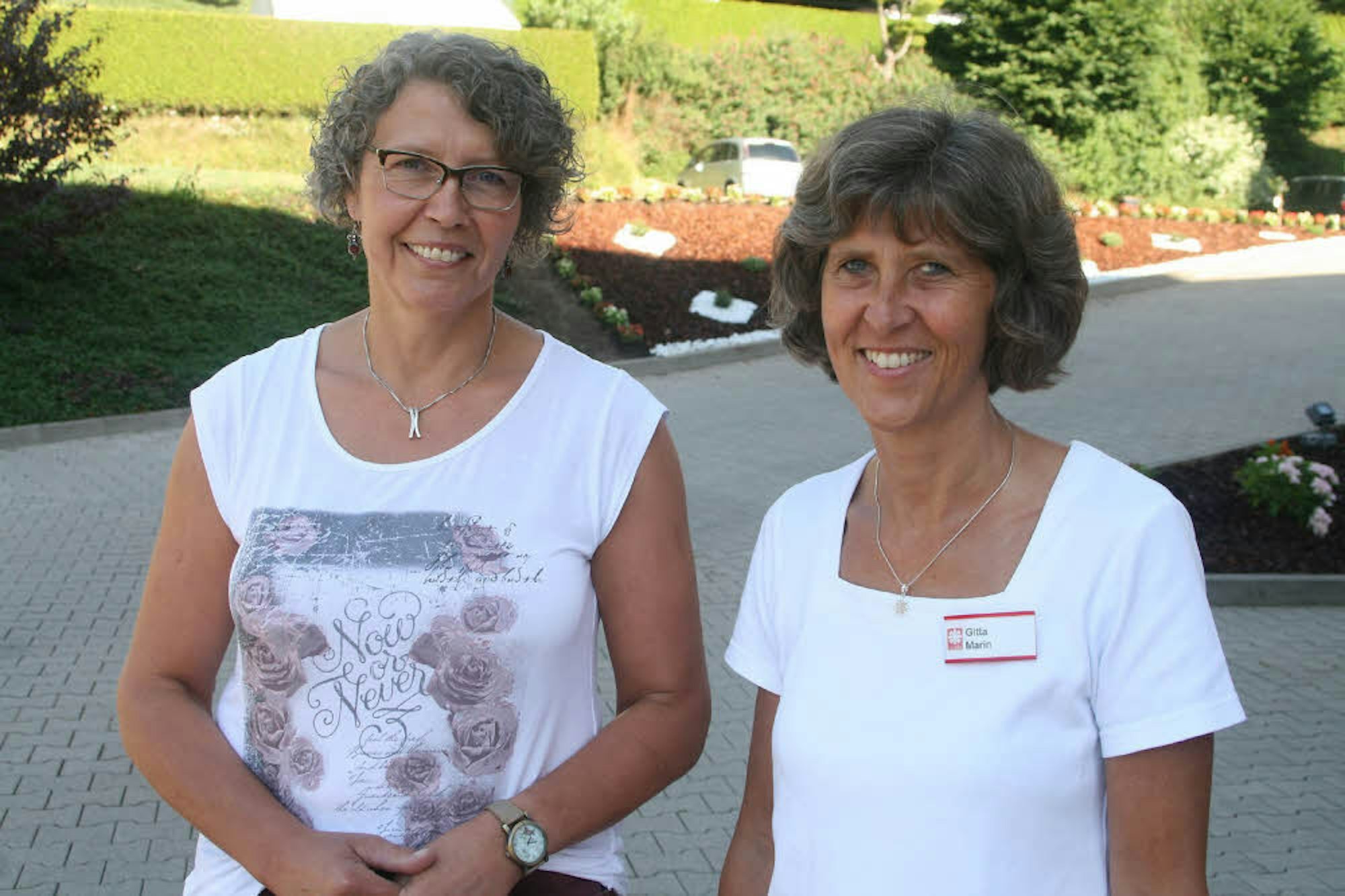 Den ambulanten Palliativpflegedienst des Caritasverbands hat Gitta Marin (r.) vor zehn Jahren mitgegründet. Elisabeth Nosbers weiß, wie nötig das Angebot war und ist.