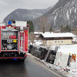 Unfall mit Reisebus in Oberbayer