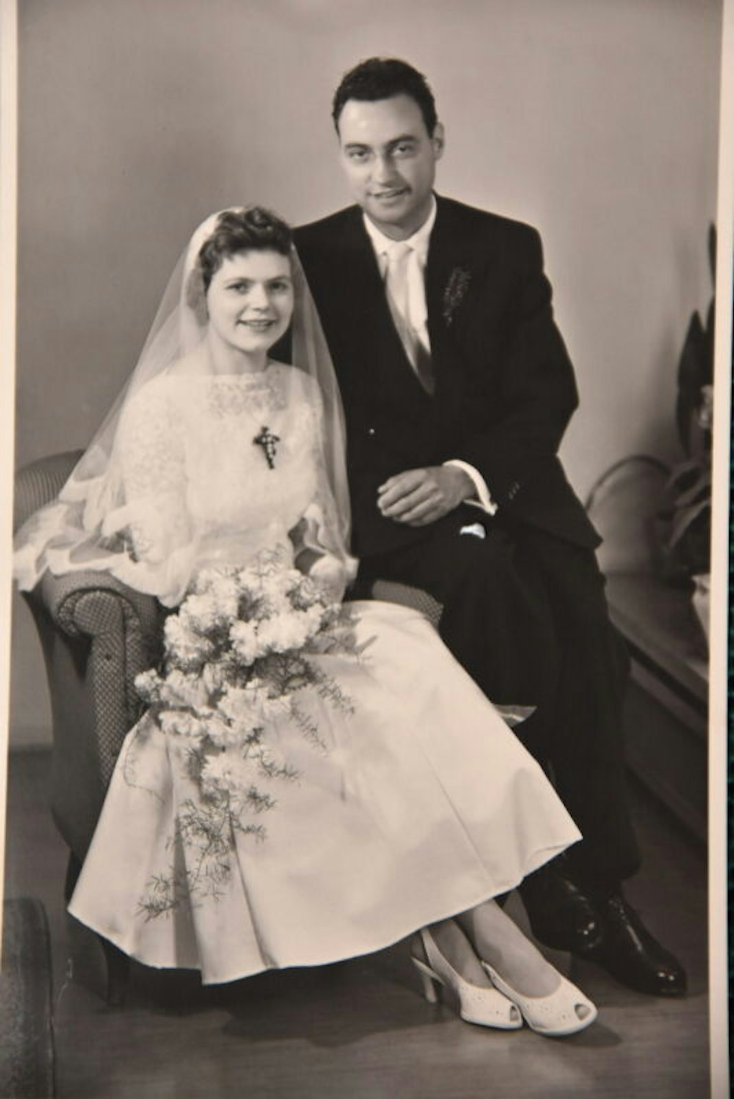 Ehejubiläum feiern Margarethe und Hubert Krüll. Die standesamtliche Hochzeit war 1956, die kirchliche im Mai darauf.