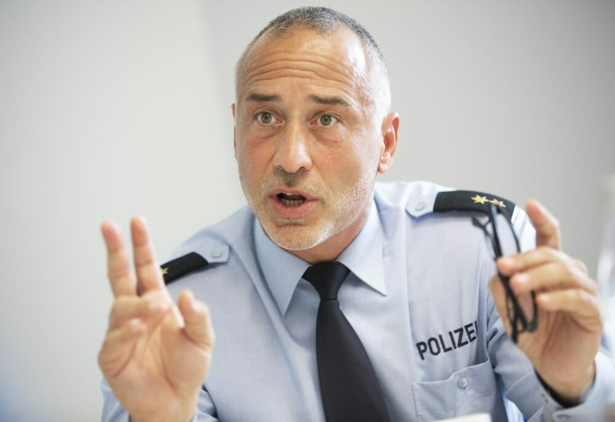 „Ein neues Phänomen“: Rüdiger Fink beklagt eine aggressive Stimmung gegenüber der Polizei.