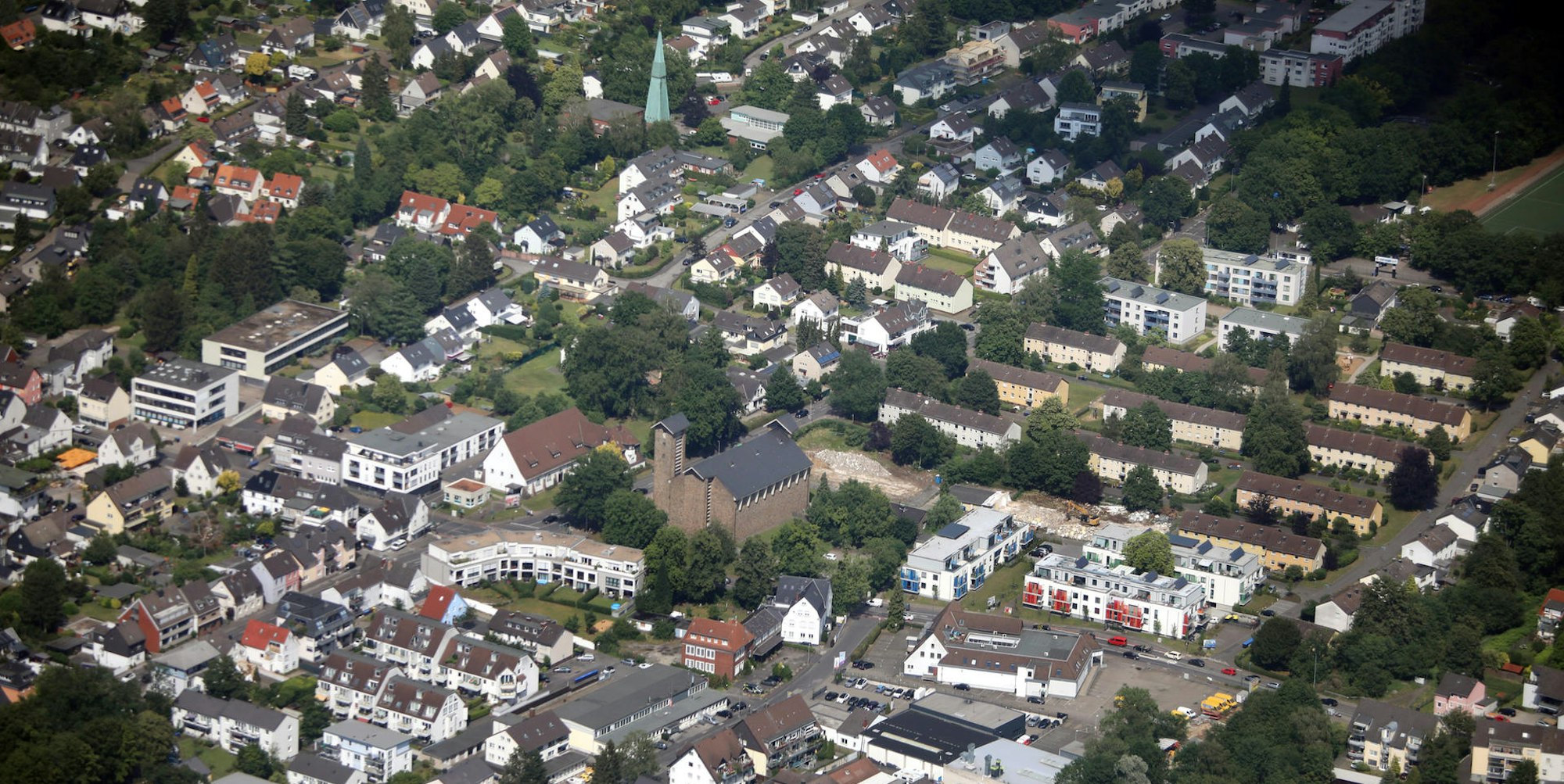 Luftbild Bergisch Gladbach Heidkamp