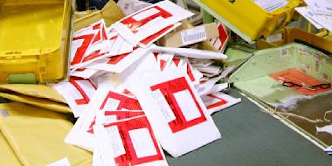 In Erftstadt wurden einige Wahlbriefe vergessen. (Symbolbild: dpa)
