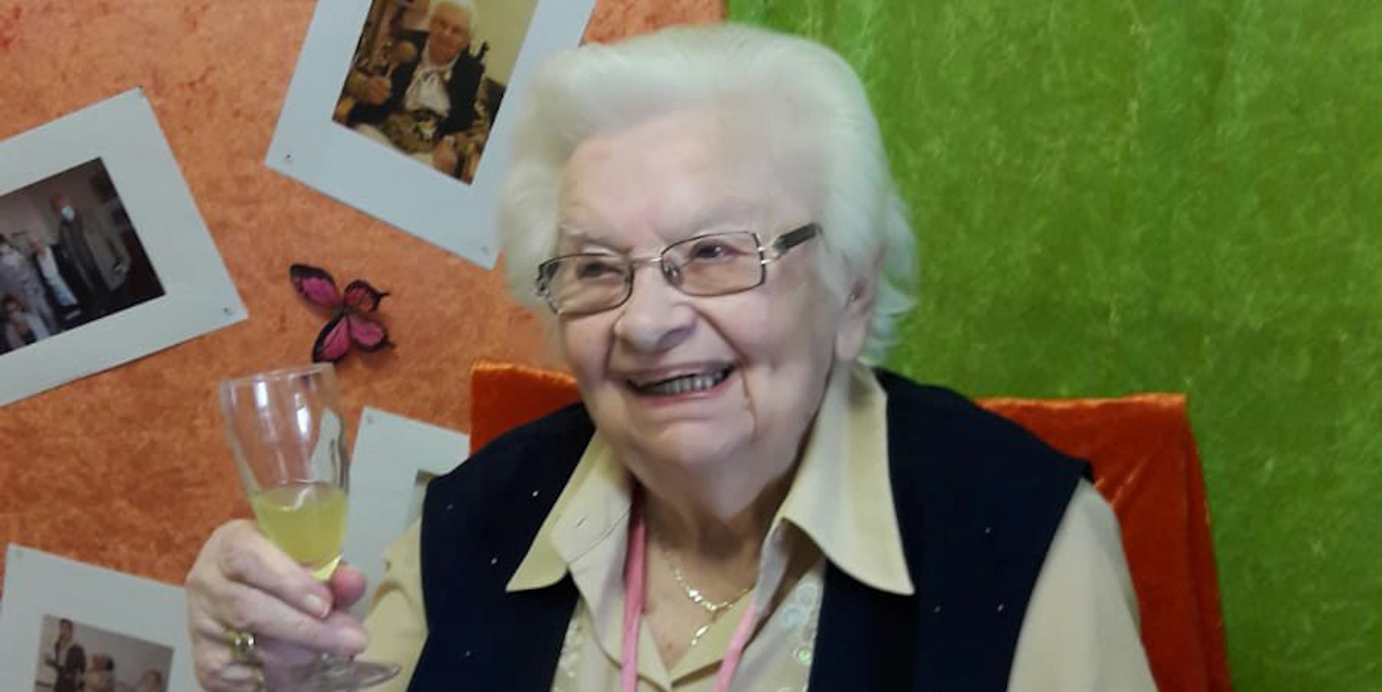 Ursula Riebling feierte im Hürther Seniorenzentrum St. Ursula ihren 101. Geburtstag.