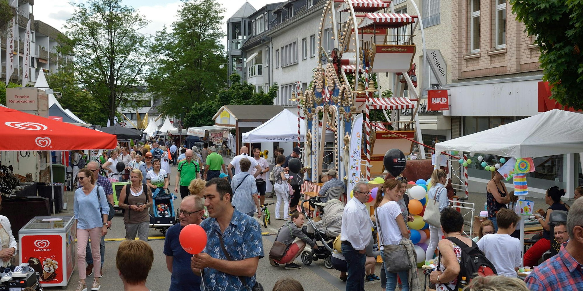 Was wird 2022 aus den großen Volksfesten wie dem Schlossstadtfest (hier 2019) – und was wird aus den verkaufsoffenen Sonntagen?