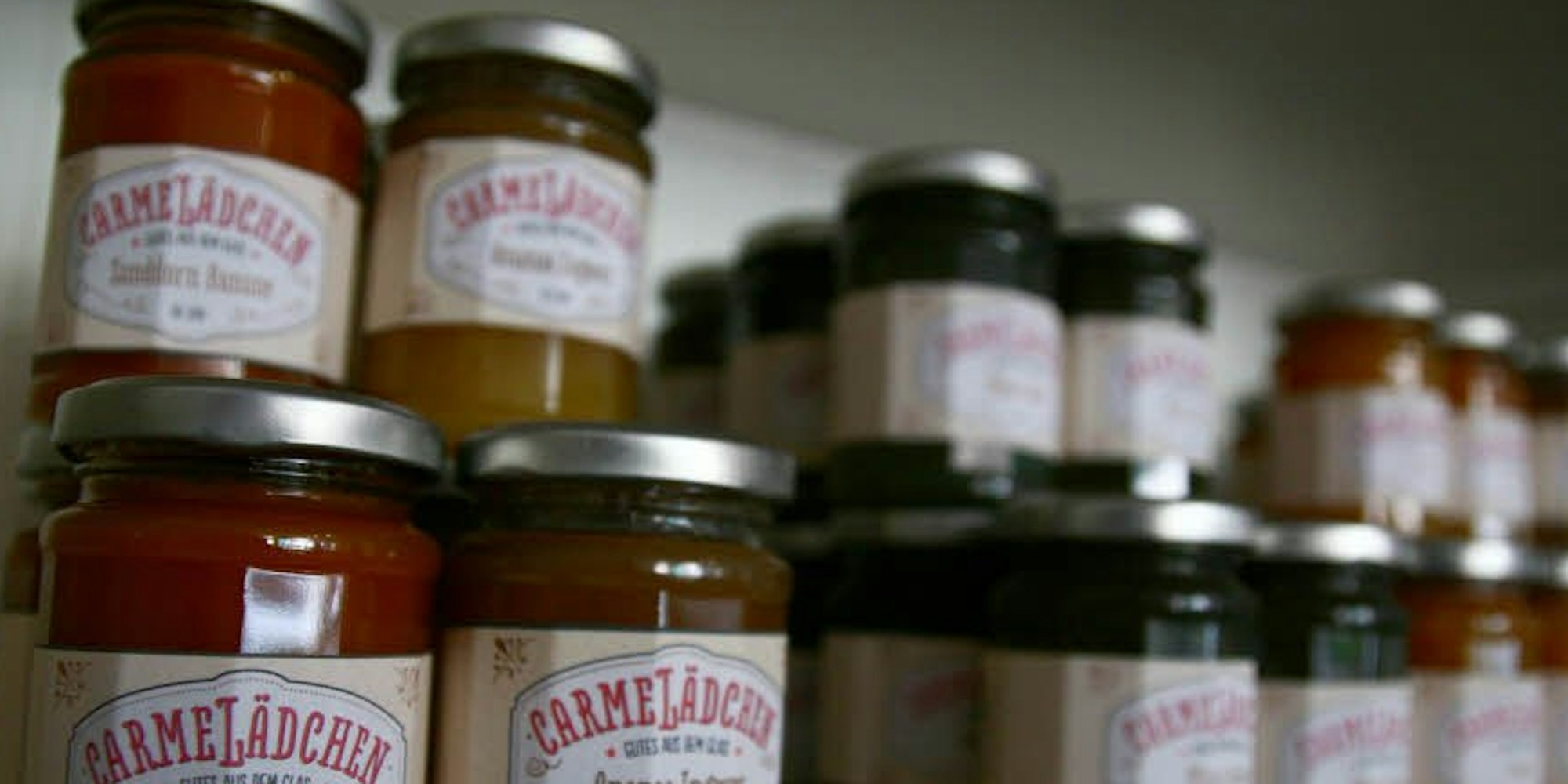 Ausgefallen oder traditionell, aber immer hausgemacht – das Carmelädchen hat viele verschiedene Marmeladen im Sortiment.