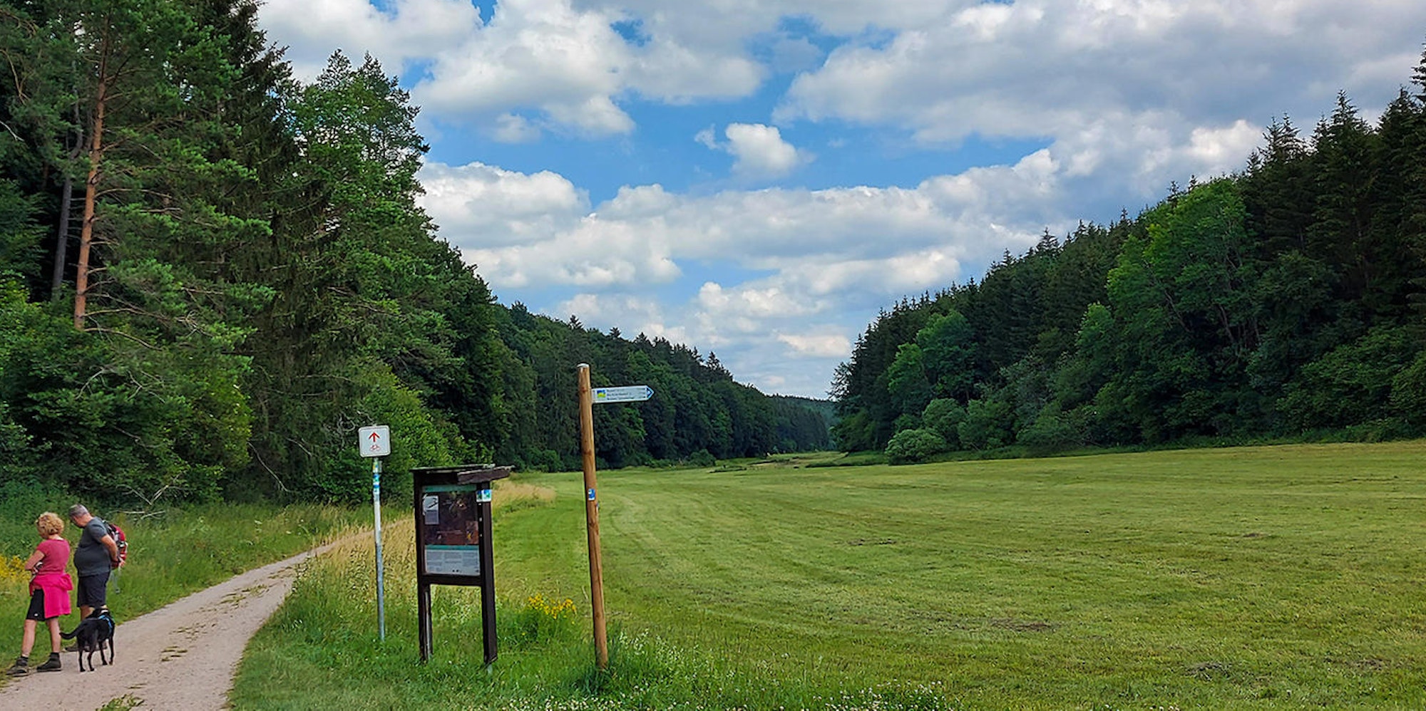 Blick ins Lampertstal: Der Wanderweg „Toskana der Eifel“ zählt zu den beliebtesten in der Nordeifel. 