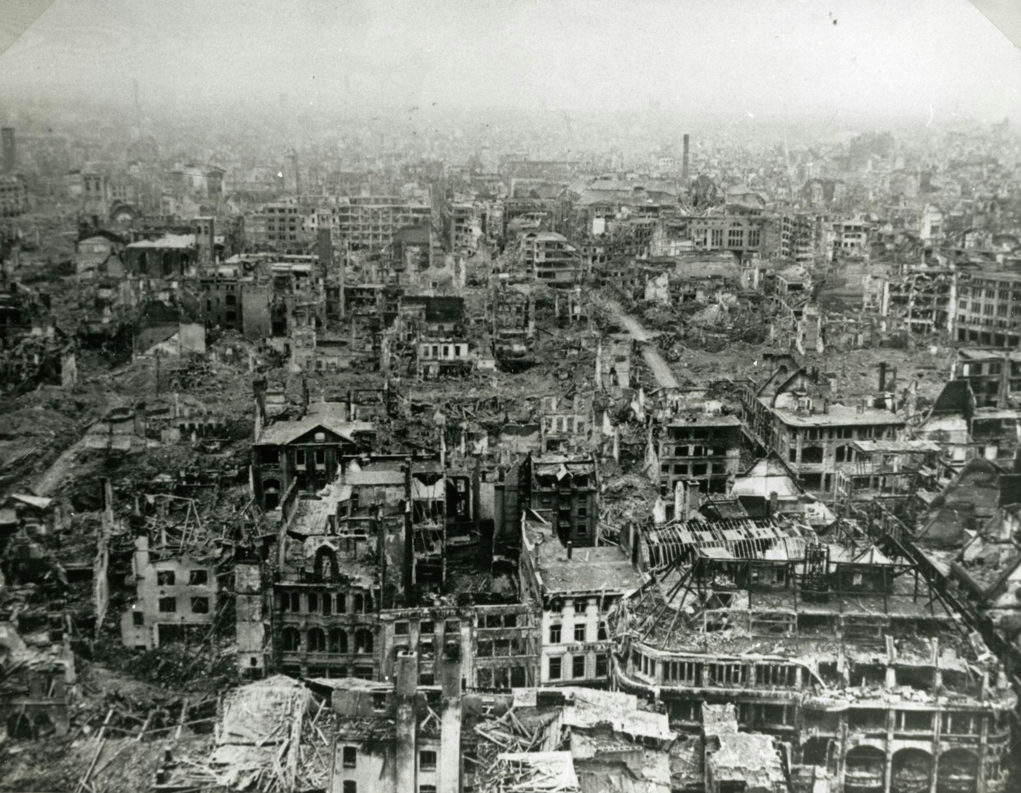 zerstörte Innenstadt
