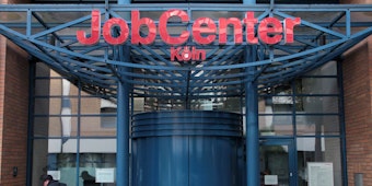 Das Jobcenter in Köln.