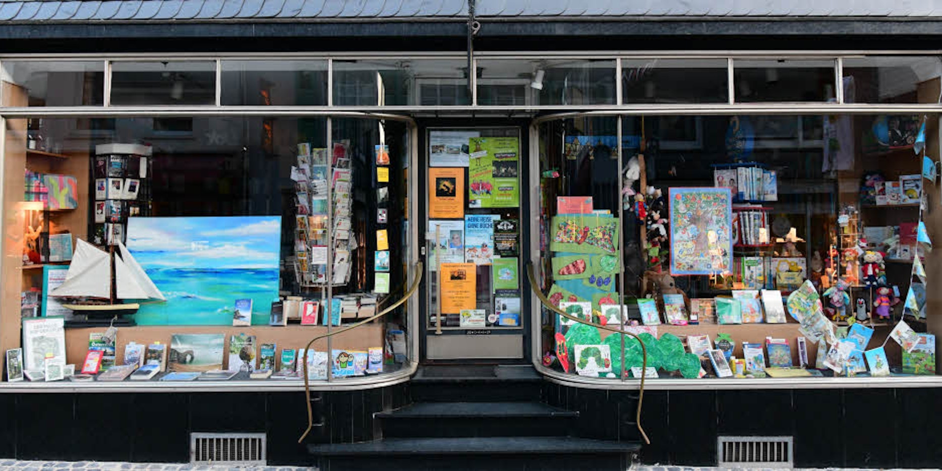 Buchhandlung Colibri an der Marktstraße.