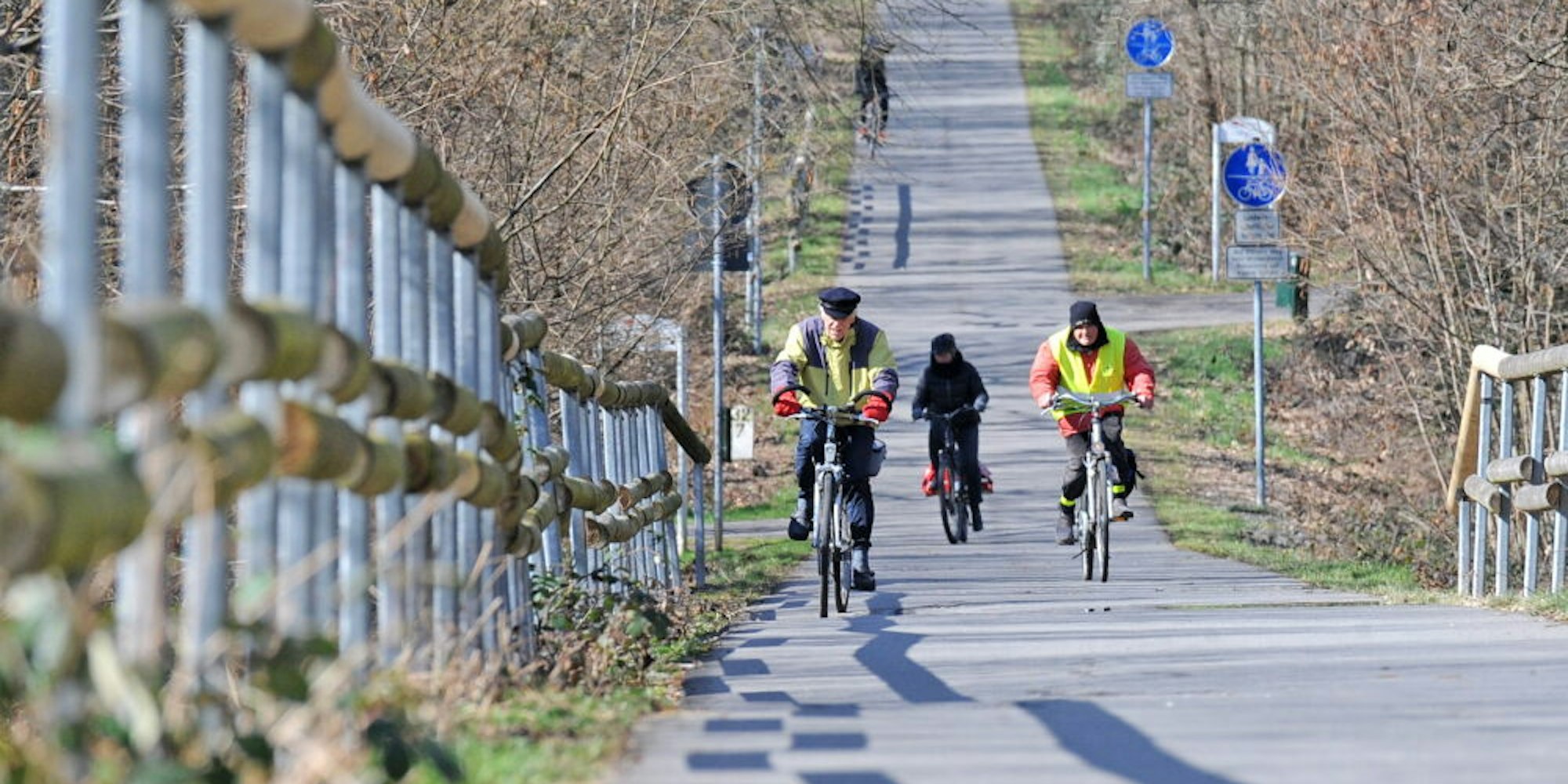 Die Balkantrasse wird gut angenommen und ist für Radfahrer eine schnelle Verbindung zwischen Hilgen und Burscheid.