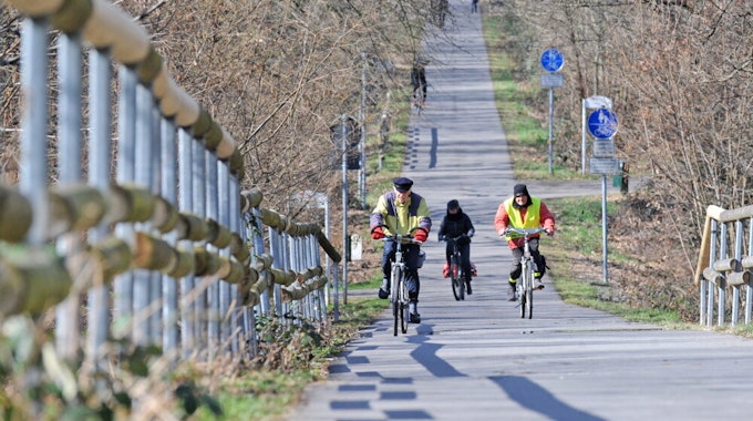 Die Balkantrasse wird gut angenommen und ist für Radfahrer eine schnelle Verbindung zwischen Hilgen und Burscheid.