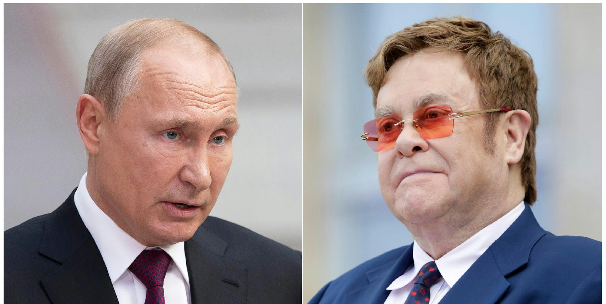Putin Elton John
