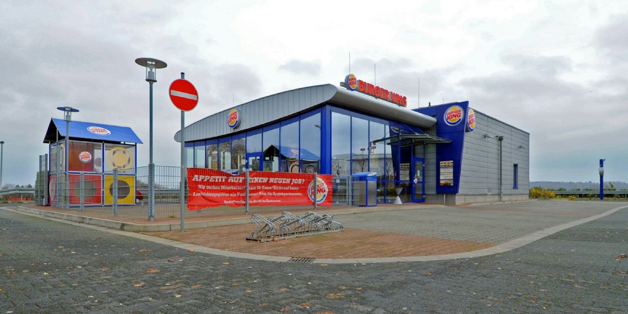 Eine verlassene Burger-King-Filiale in Bonn.