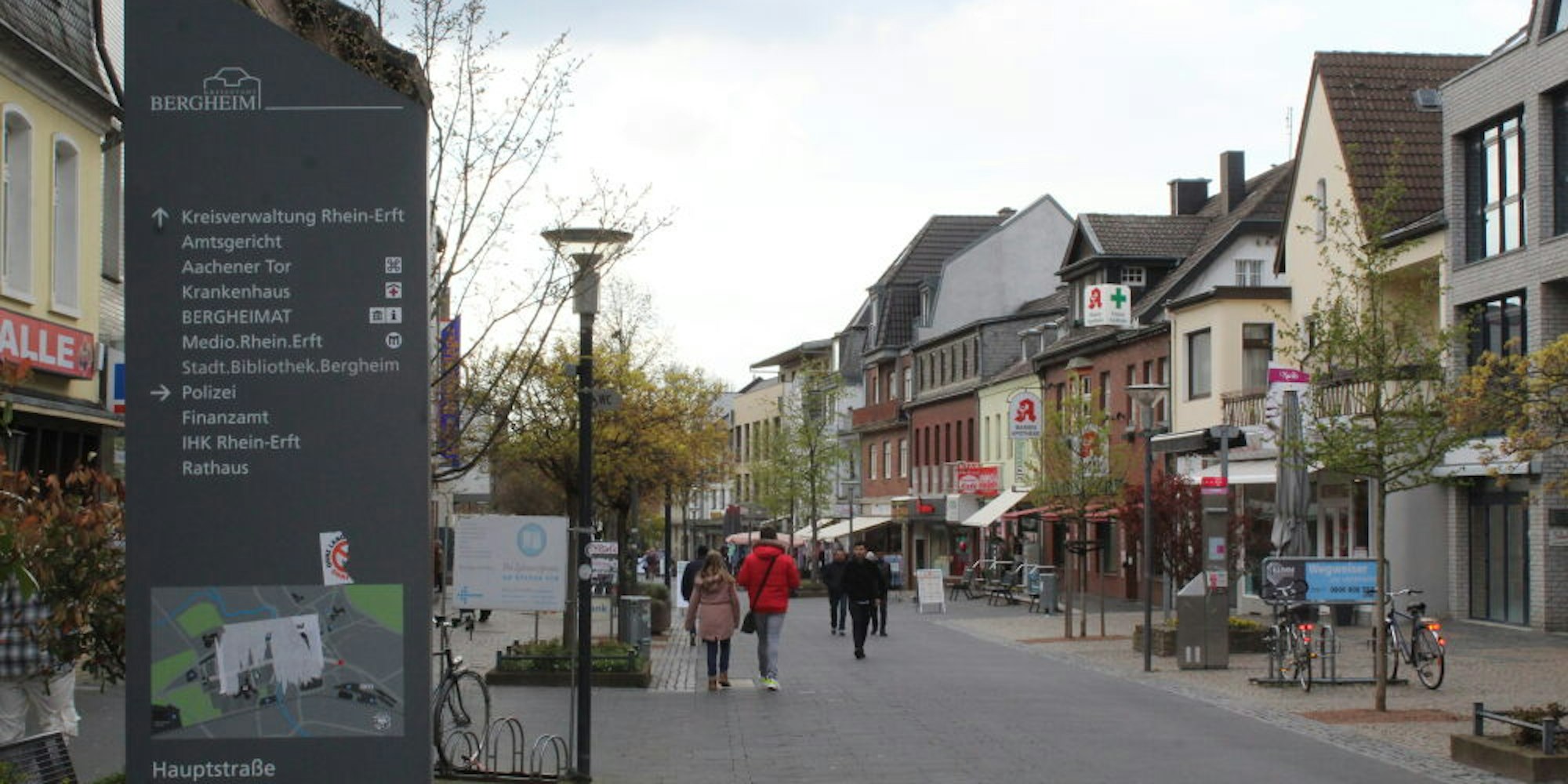 Eine digitale Plattform für Bergheims Einzelhändlerinnen und Einzelhändler soll dazu beitragen, die Innenstadt zu beleben.