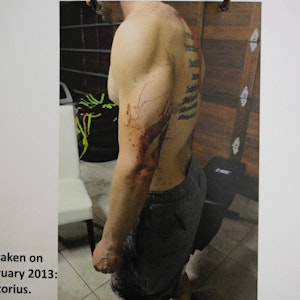 Auch Fotos von Oscar Pistorius veröffentlichte das Gericht ...