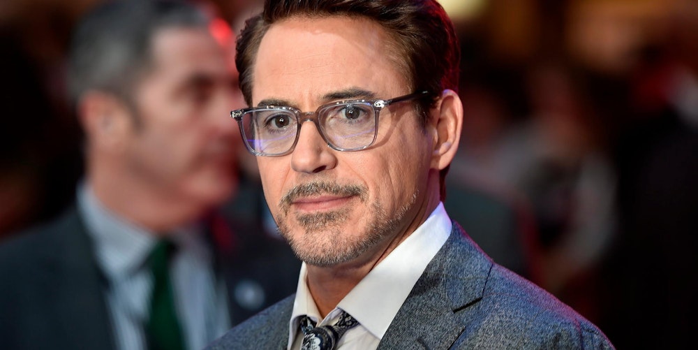 Robert Downey Jr. bei der Premiere zu Captain America Civil War im April 2014