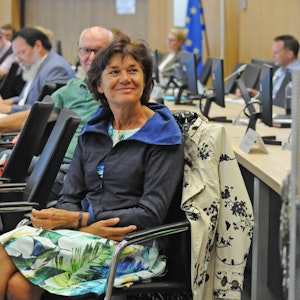 Vera Rottes in der Ratssitzung am Montagnachmittag