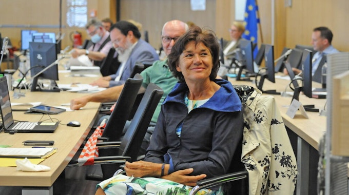Vera Rottes in der Ratssitzung am Montagnachmittag