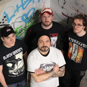 Daniel Potes, Julian Metz, Torsten Munkel und Jürgen Üstün (v.l.n.r.) spielen Thrash/Death Metal mit Einflüssen aus verschiedenen Stilrichtungen.