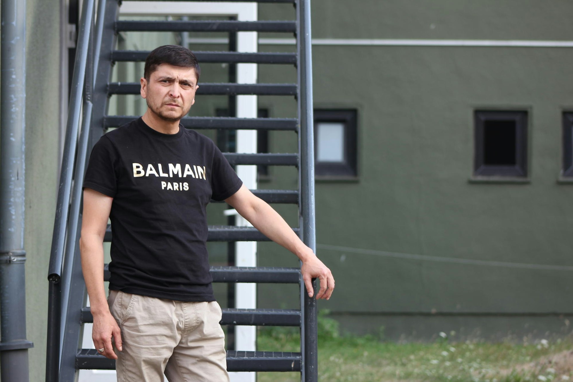 Umid Isabaev wartet im Flüchtlingslager in Weeze auf seine Anhörung