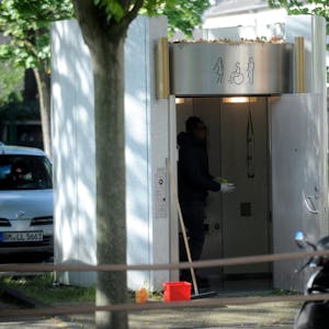 Erst seit kurzem werden die öffentlichen Toiletten in der Frechener Innenstadt täglich geputzt.