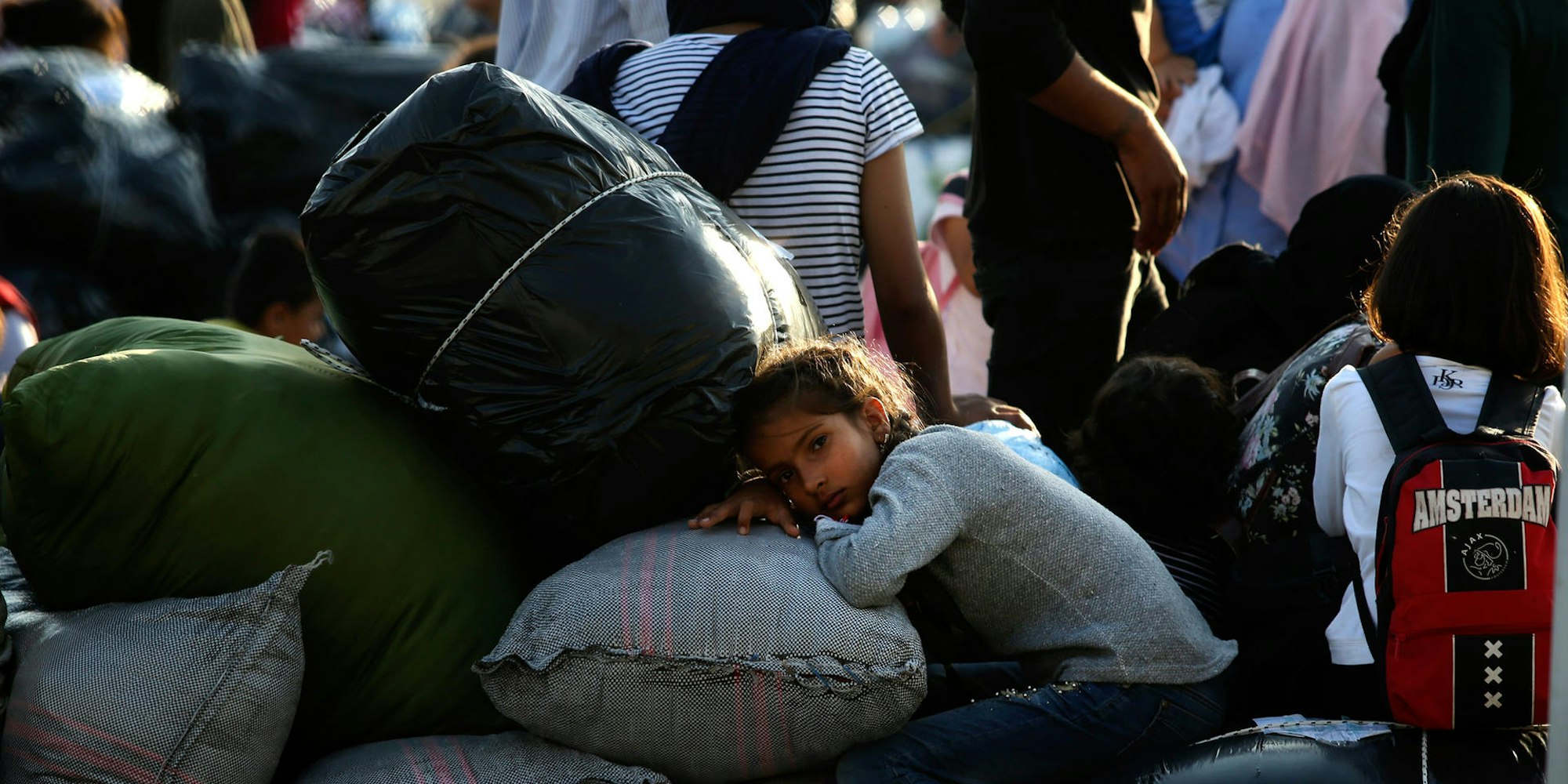 Flüchtlingskinder in Griechenland