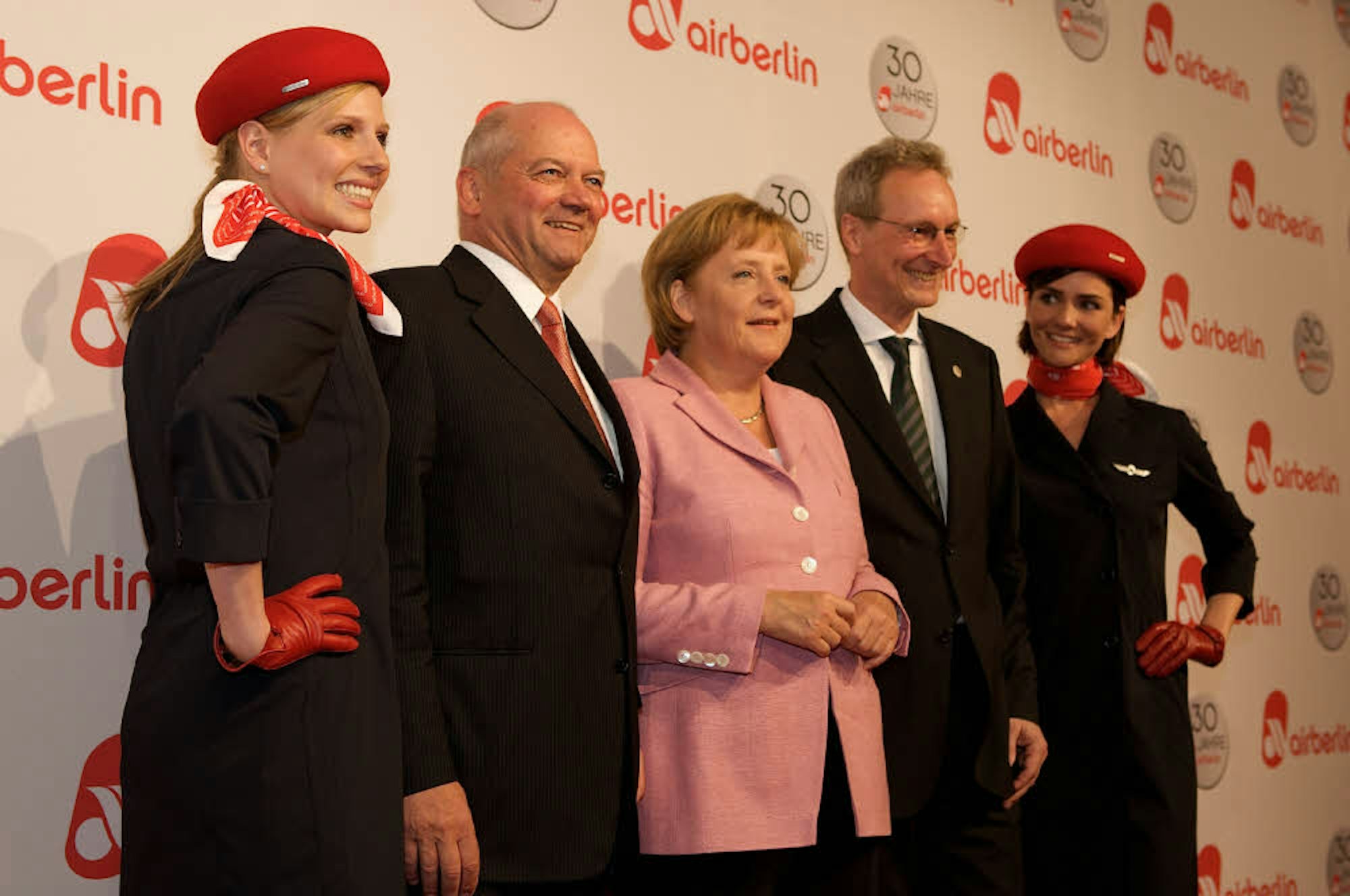 Kanzlerin Merkel bei der Feier zum 30-jährigen Bestehen.