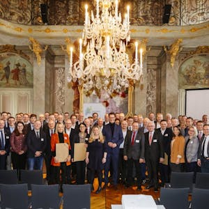 In Münster nahmen Vertreter von 54 Kommunen die Beitrittsurkunde entgegen.