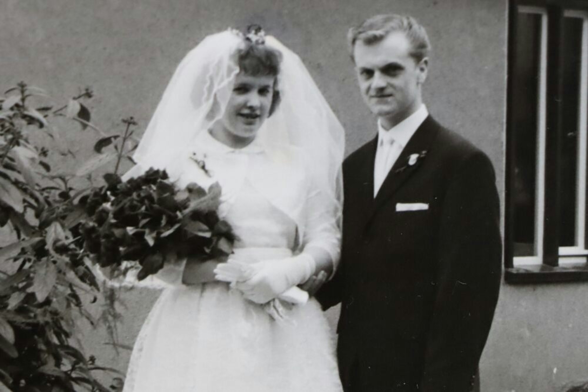 1962 trat das Paar vor den Traualtar.
