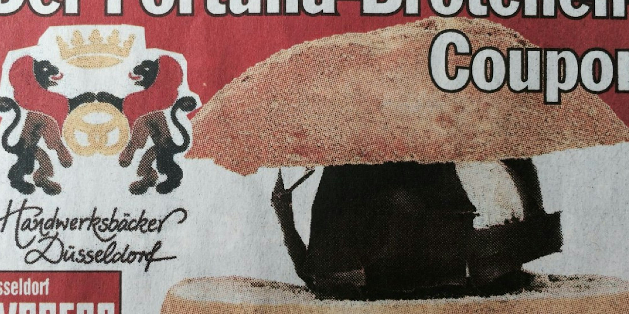 Mit diesem Coupon aus der Zeitung können die Düsseldorfer EXPRESS-Leser bei den Handwerksbäckern ein Fortuna-Brötchen bis zum 10. Mai für 95 Cent erwerben.