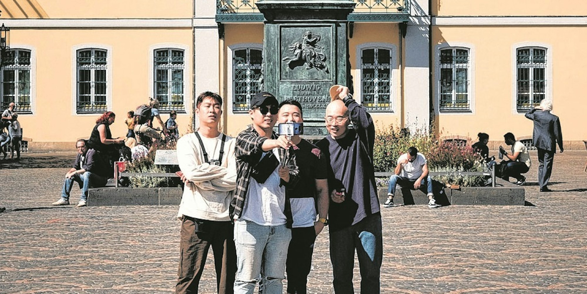 Touristen vor Beethoven