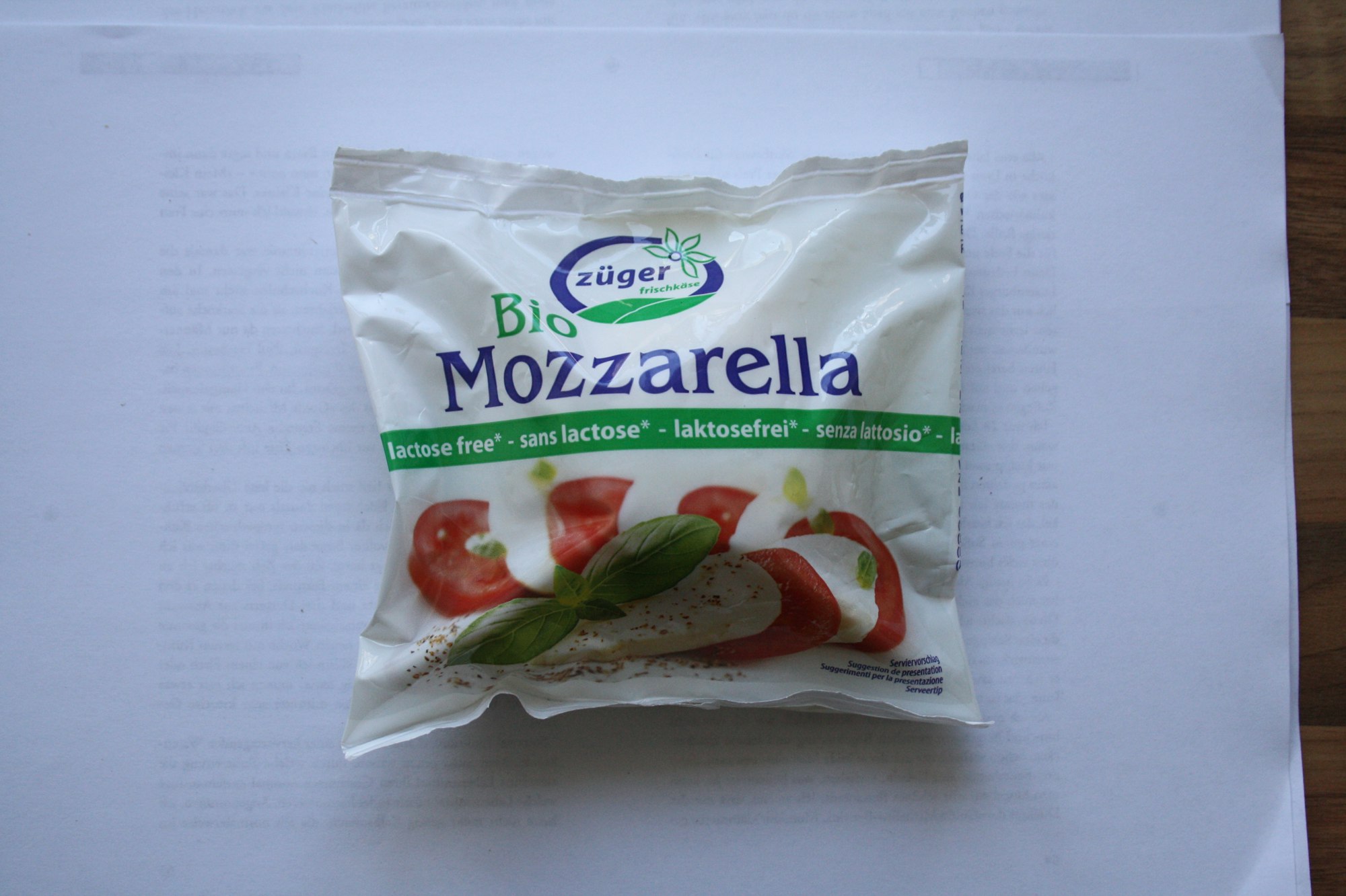 Züger Bio-Mozzarella laktosefrei