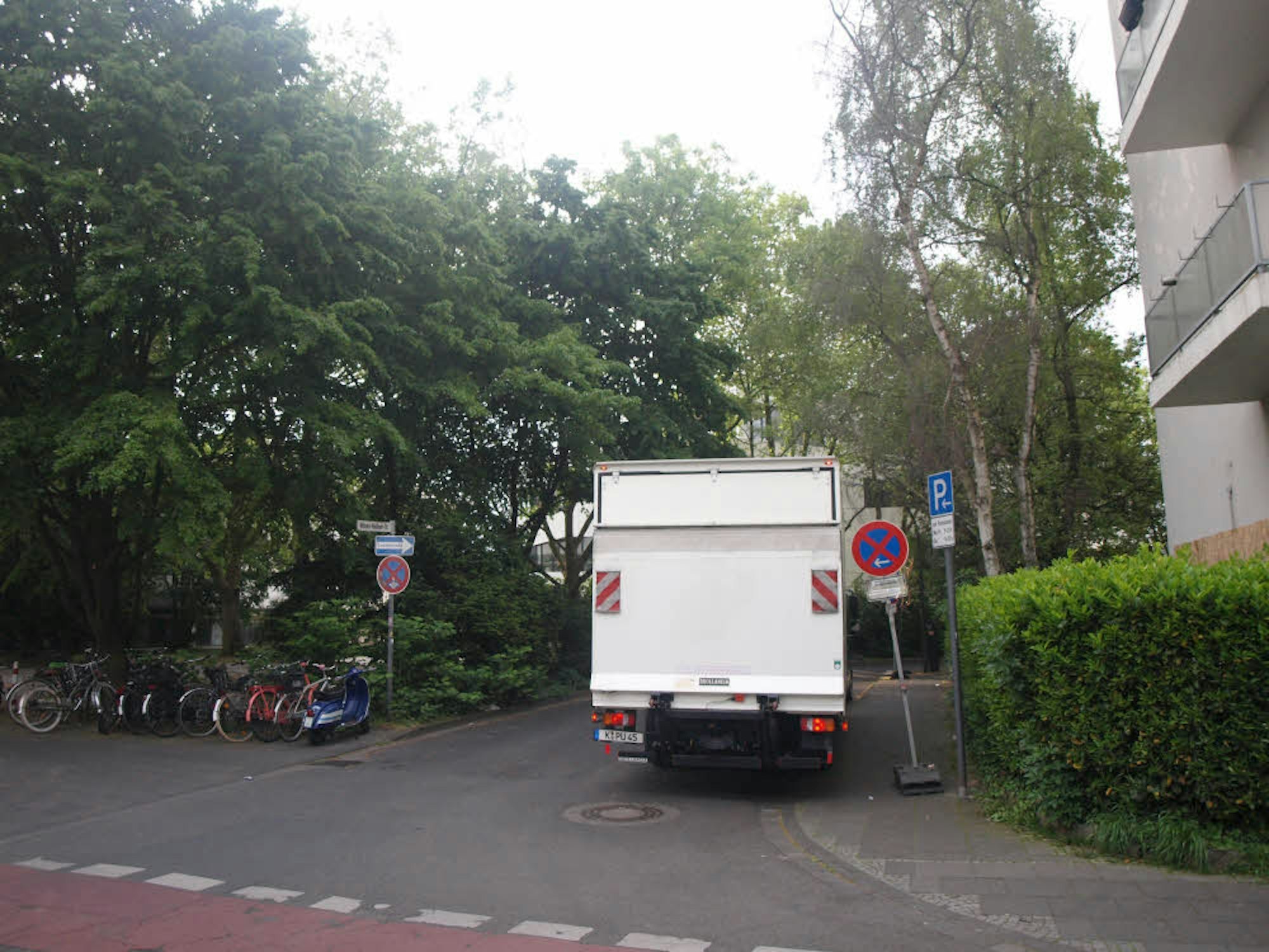 Die Wilhelm-Waldeyer-Straße.