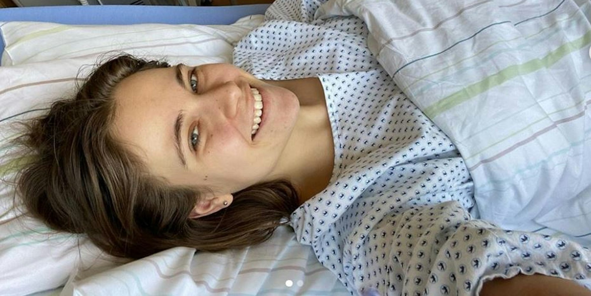 Melina Sophie selfie krankenhaus