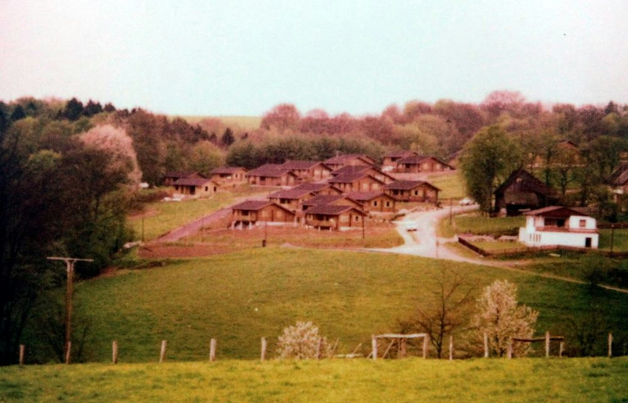 In Oberhorbach wurden 1974 rund 20 „Fjord-Blockhäuser“ gebaut, wie sie damals noch hießen.