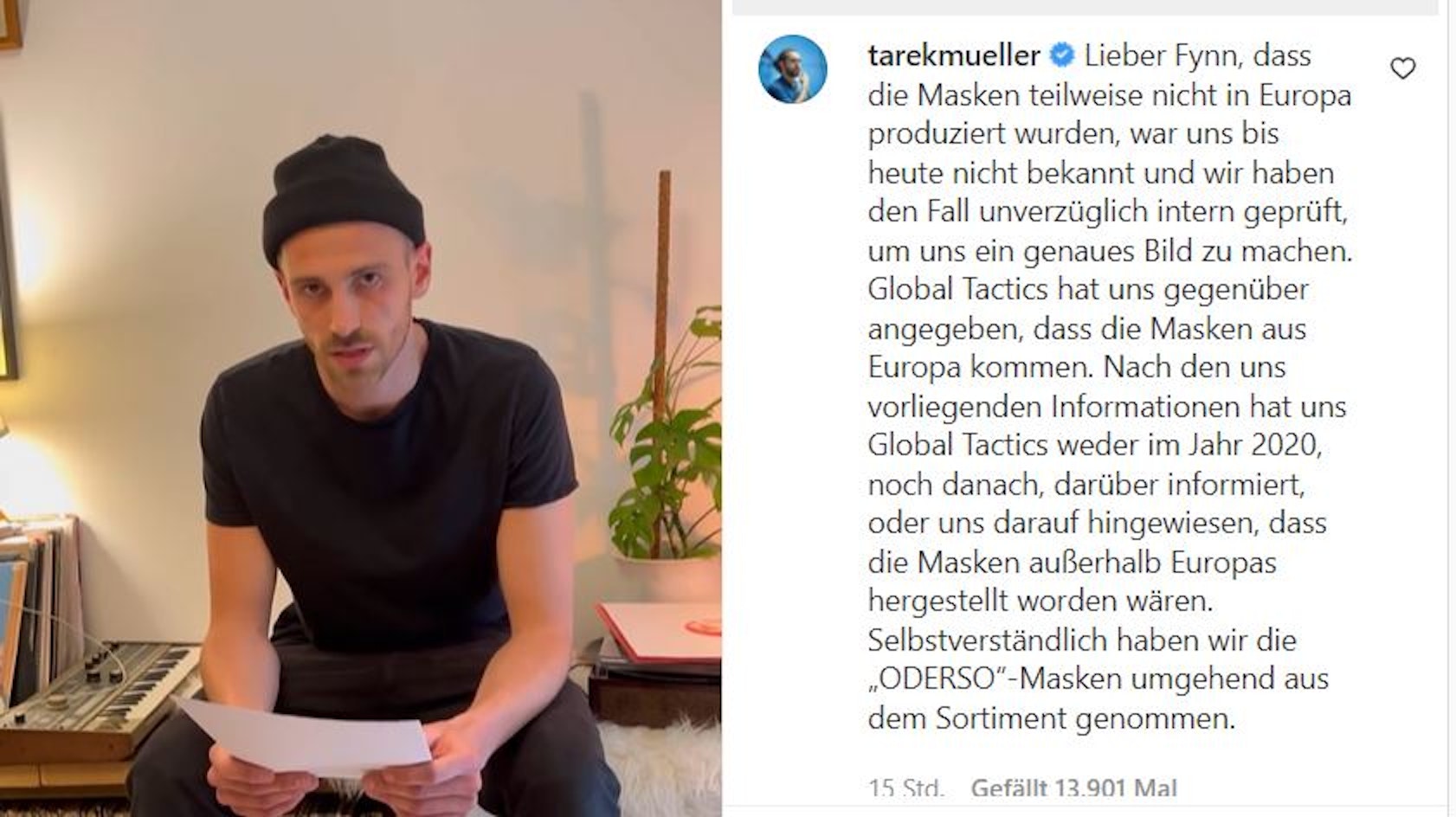 Müller zu Kliemann Insta Screenshot