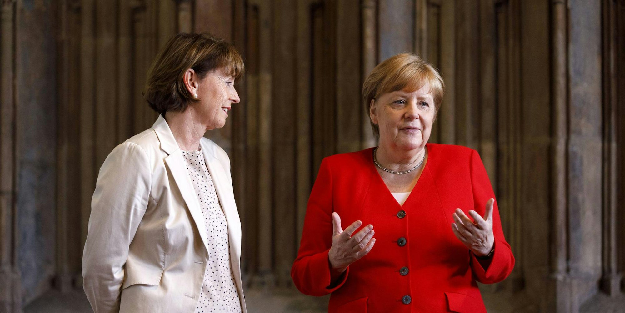 Reker und Merkel