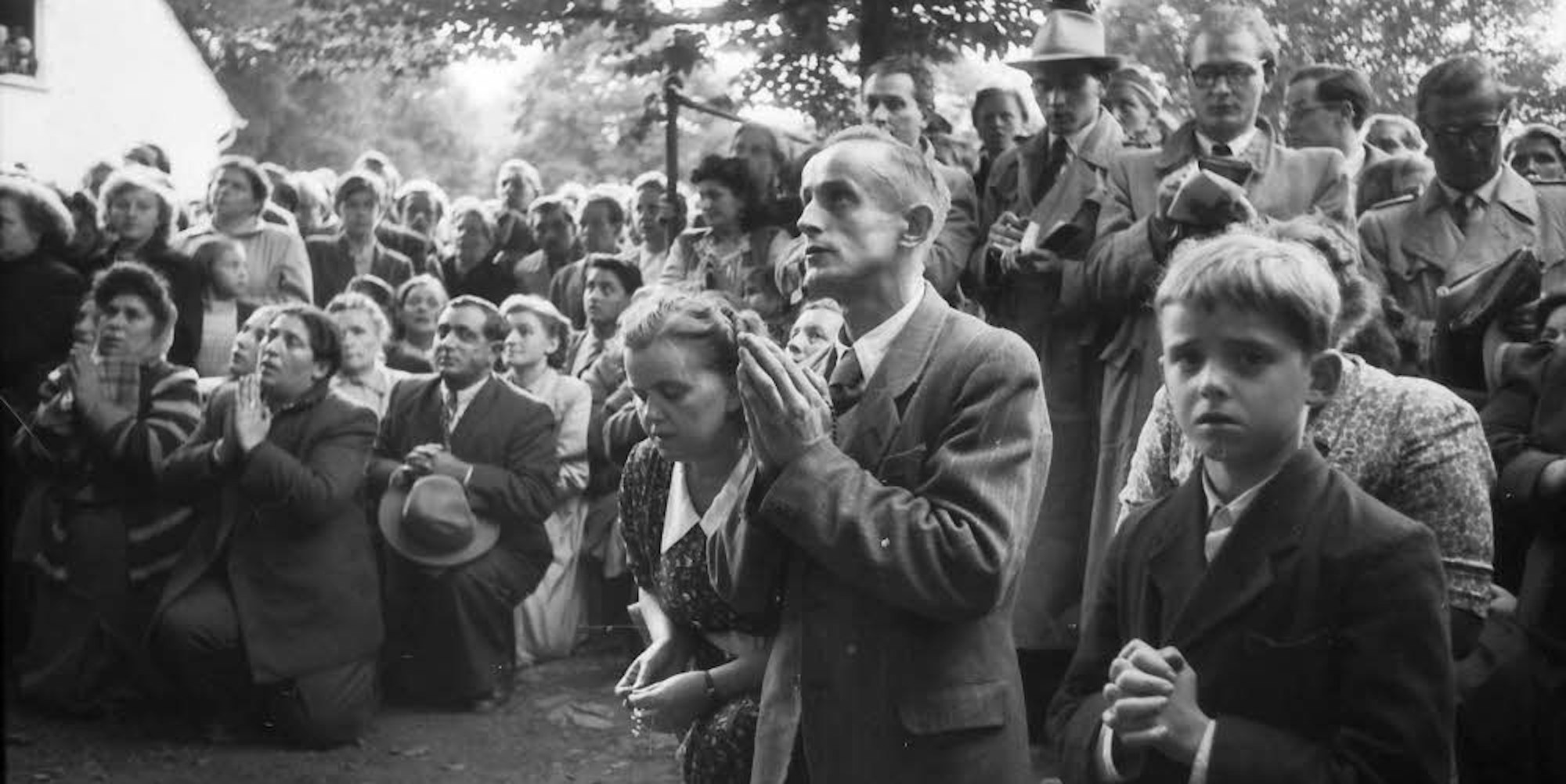 Mehrere Tausend Menschen pilgerten am 8. September 1952 nach Niederhabbach und erwarteten die Marienerscheinung, die Karl Ziganke für diesen Tag vorhergesagt hatte.
