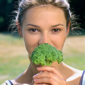 Broccoli-Frau