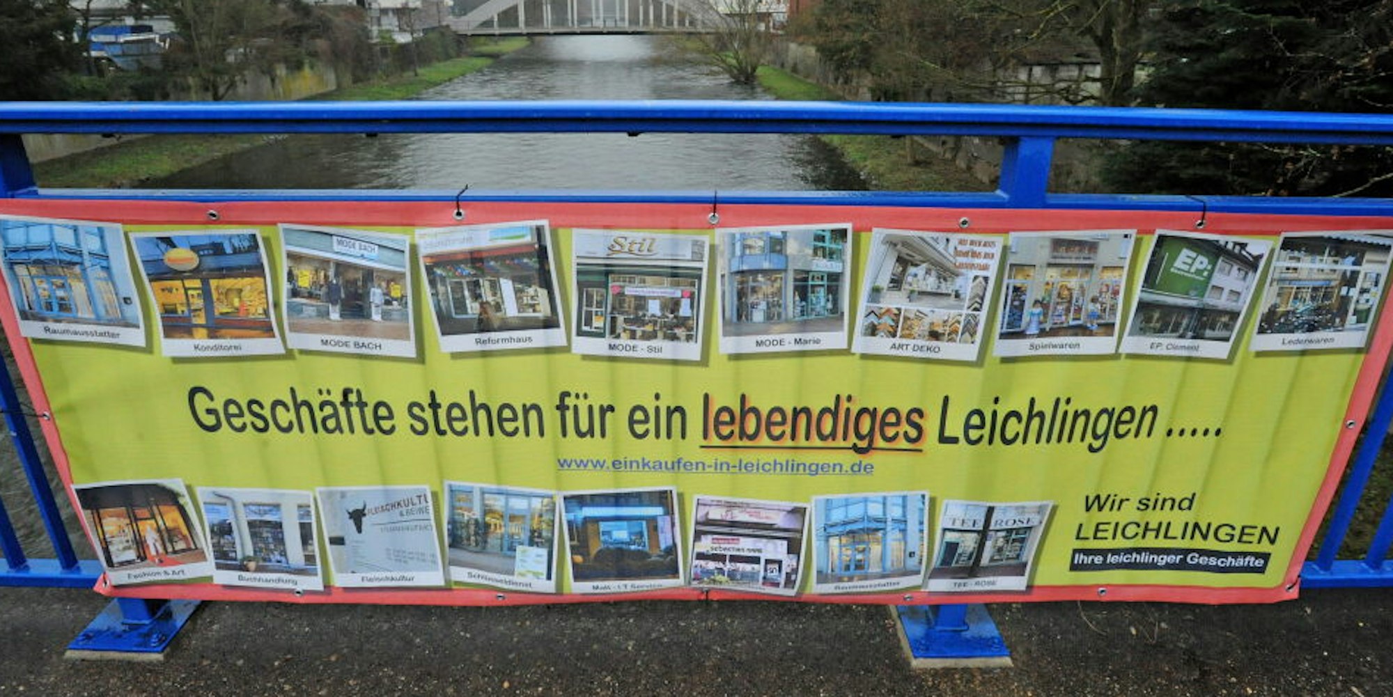 Plakate und Flyer sollen nur der Anfang sein, der Zusammenschluss Leichlinger Geschäftsleute plant weitere Aktionen.