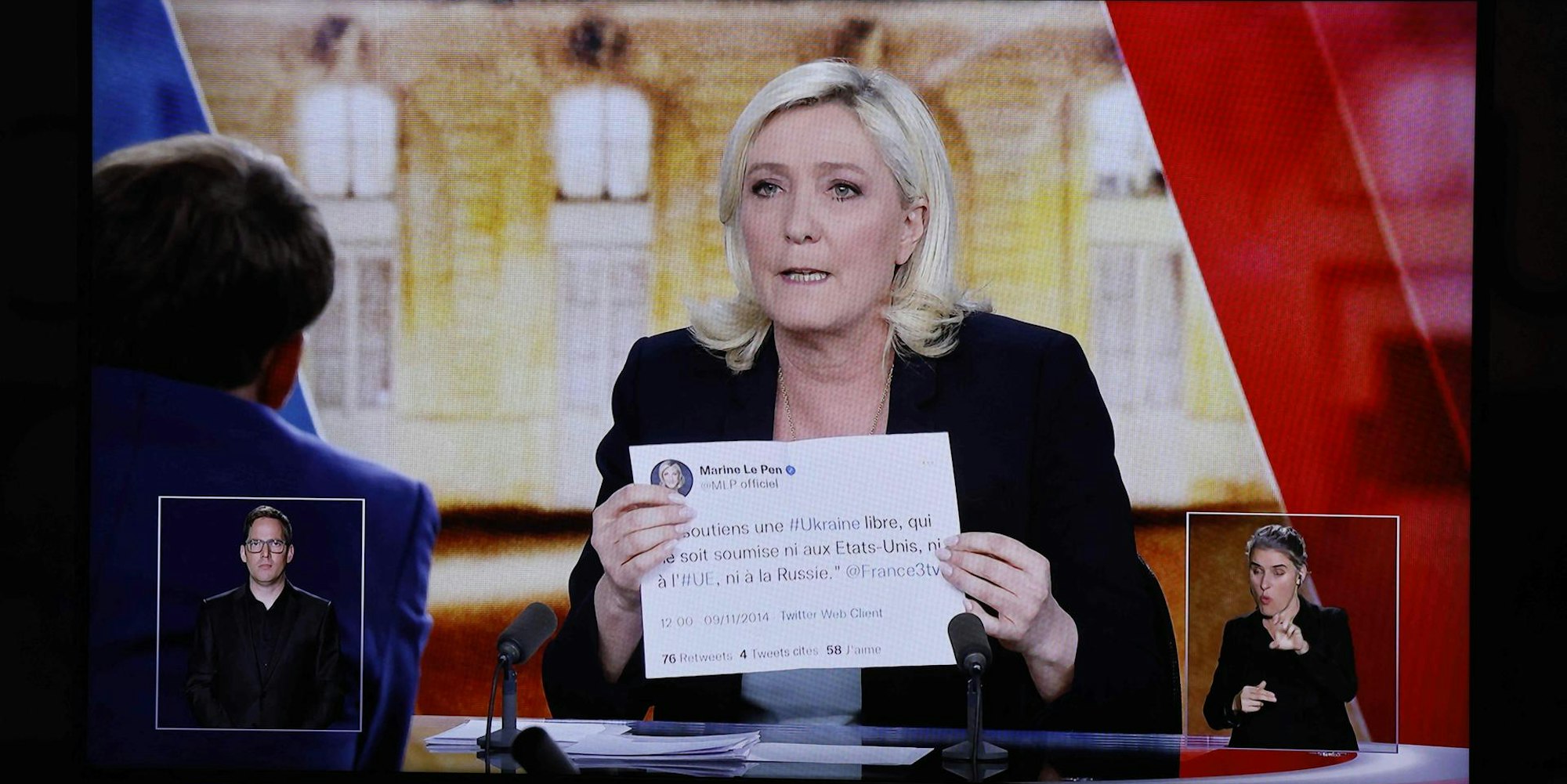 Le Pen Macron TV