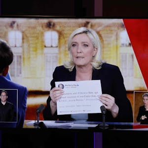 Le Pen Macron TV