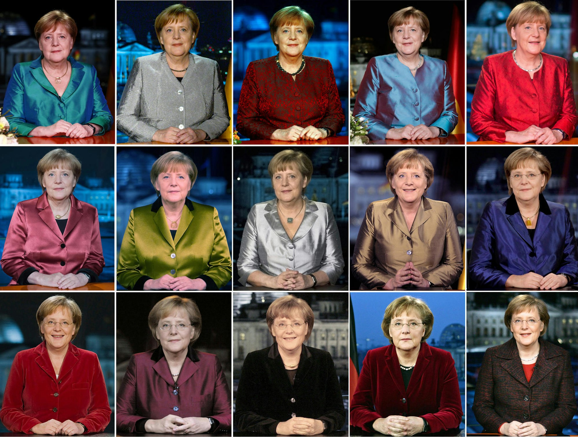 Merkel Neujahrsansprachen